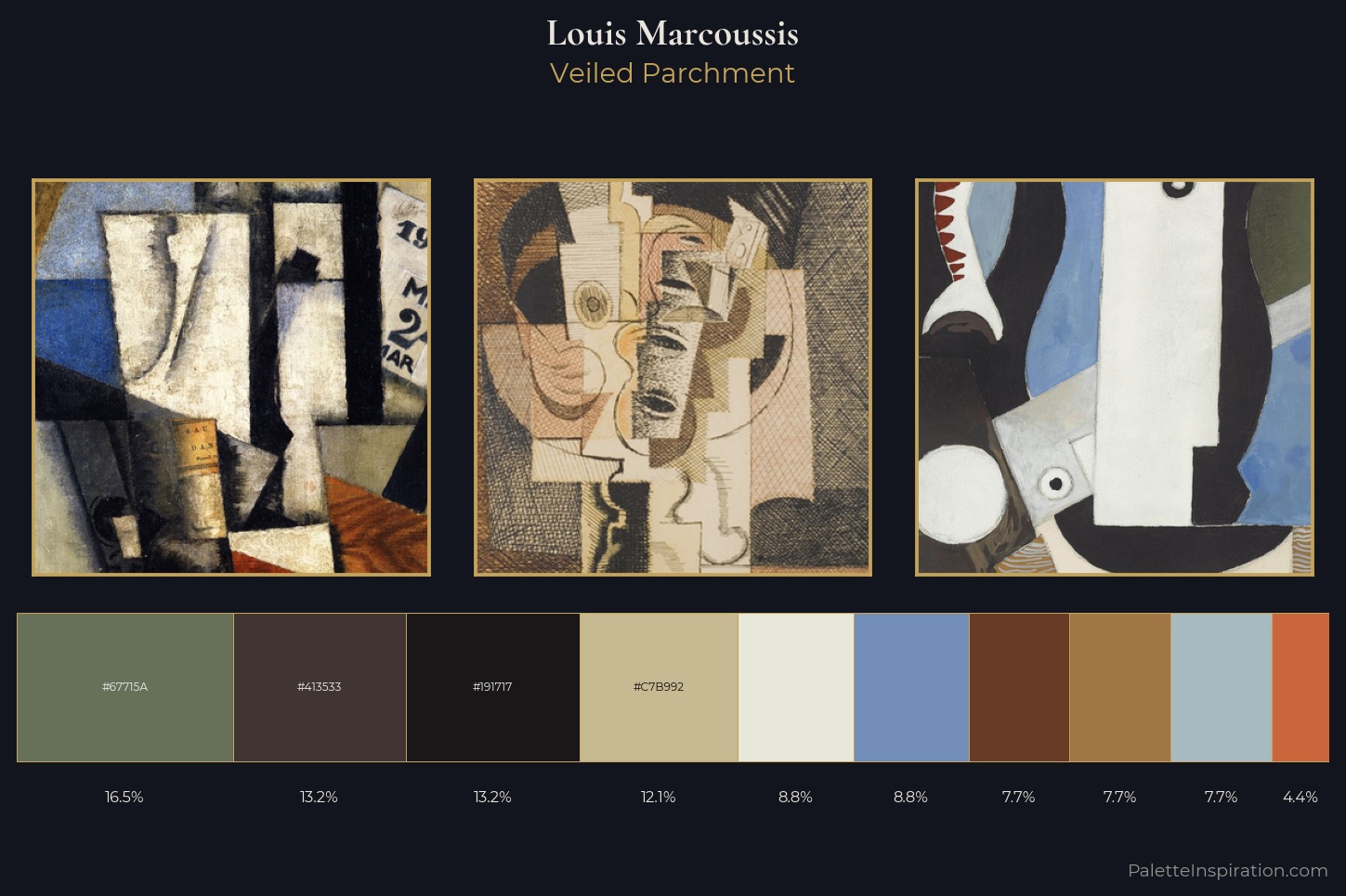 Louis Marcoussis Master Palette — Veiled Parchment