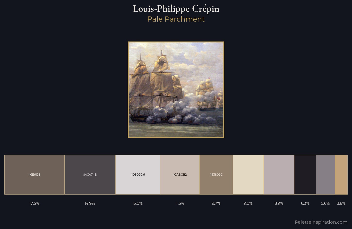 Louis-Philippe Crépin Palette 1 — Pale Parchment