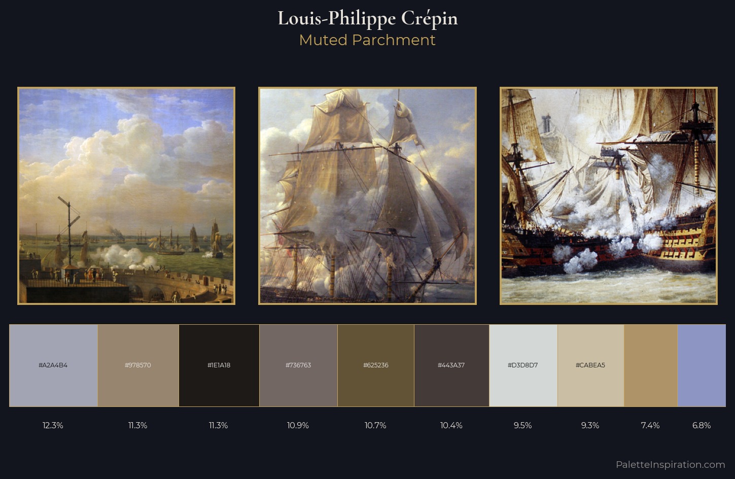 Louis-Philippe Crépin Palette 2 — Muted Parchment