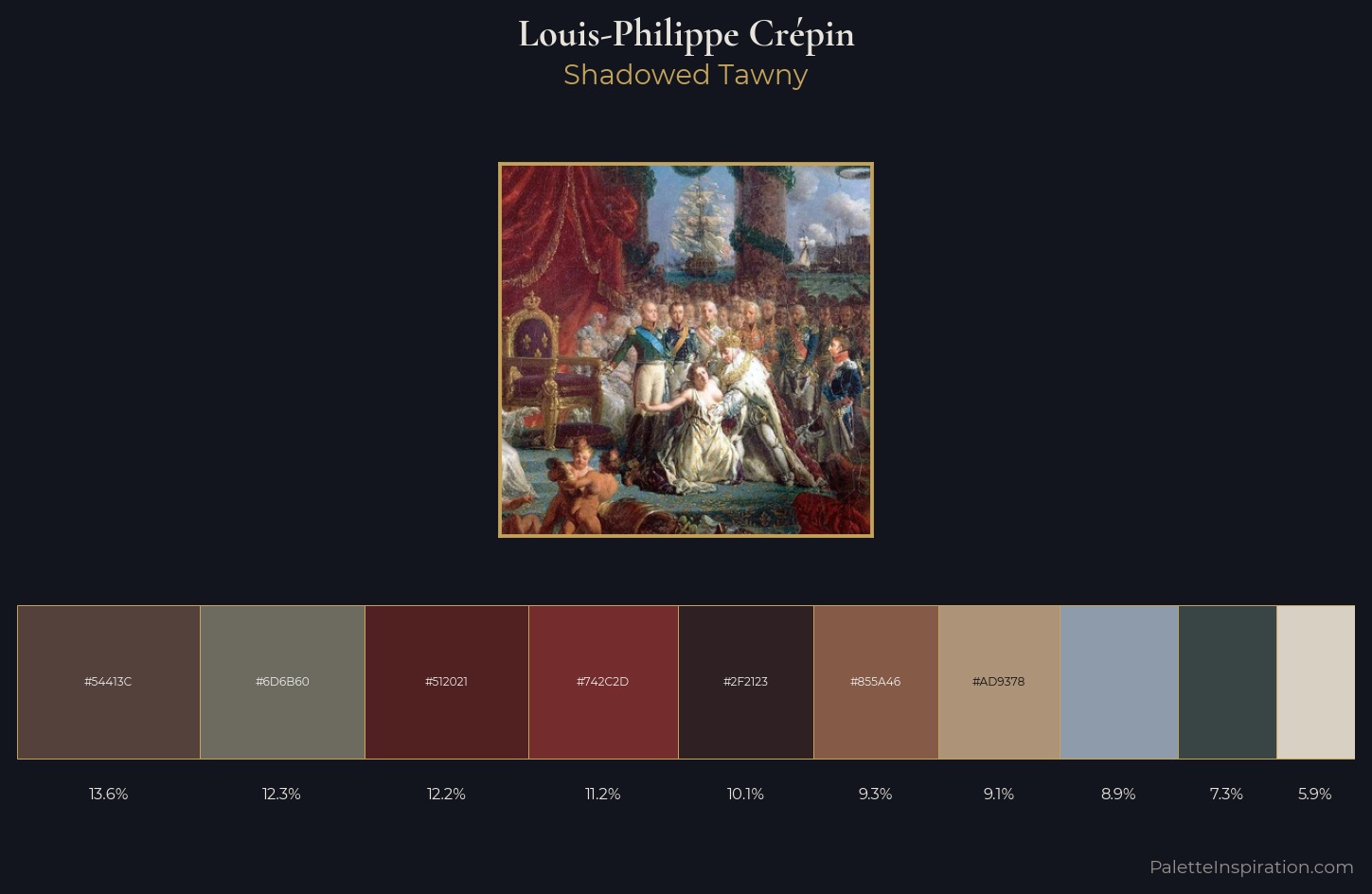 Louis-Philippe Crépin Palette 6 — Shadowed Tawny