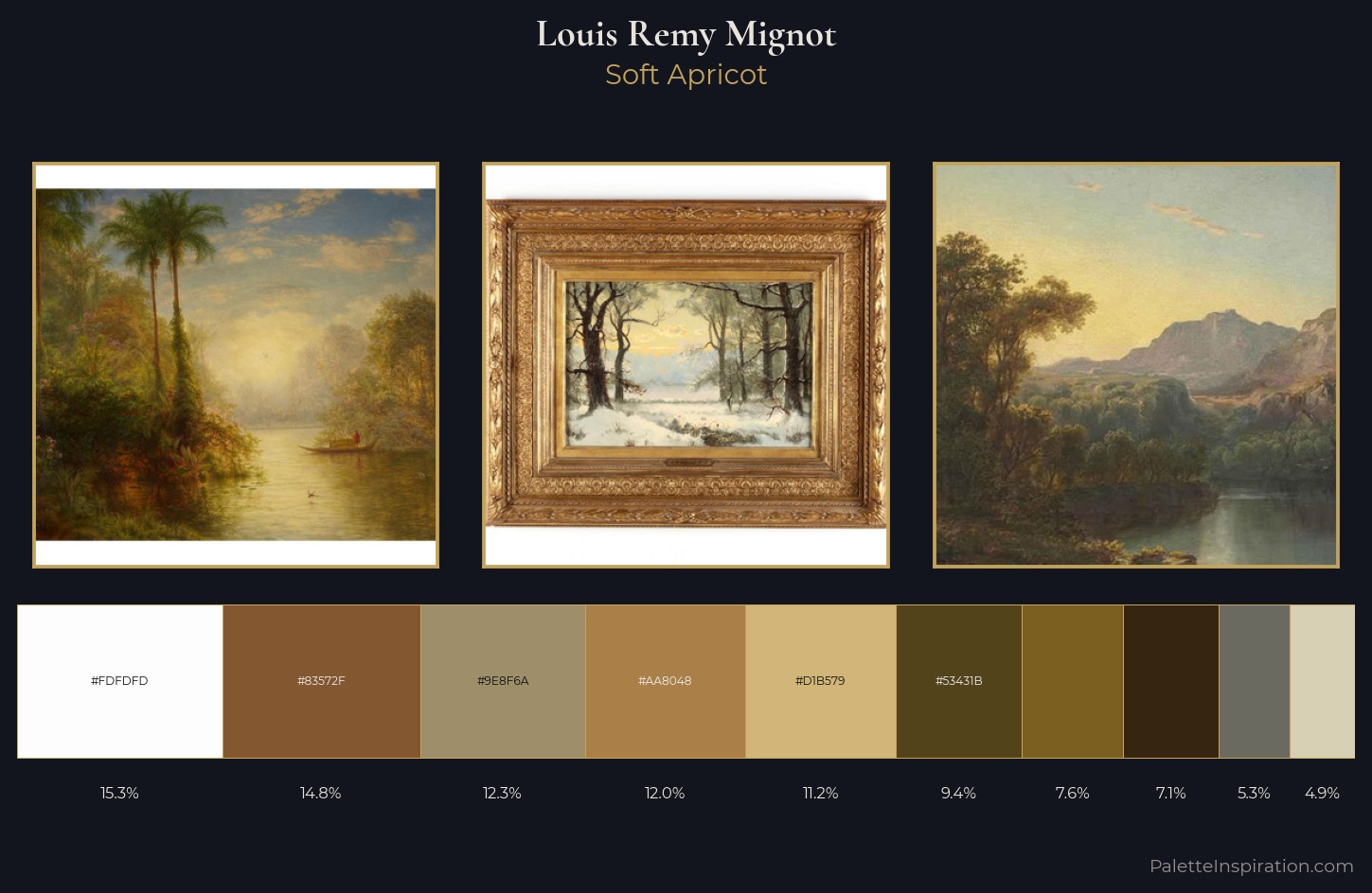 Louis Remy Mignot Palette 2 — Soft Apricot