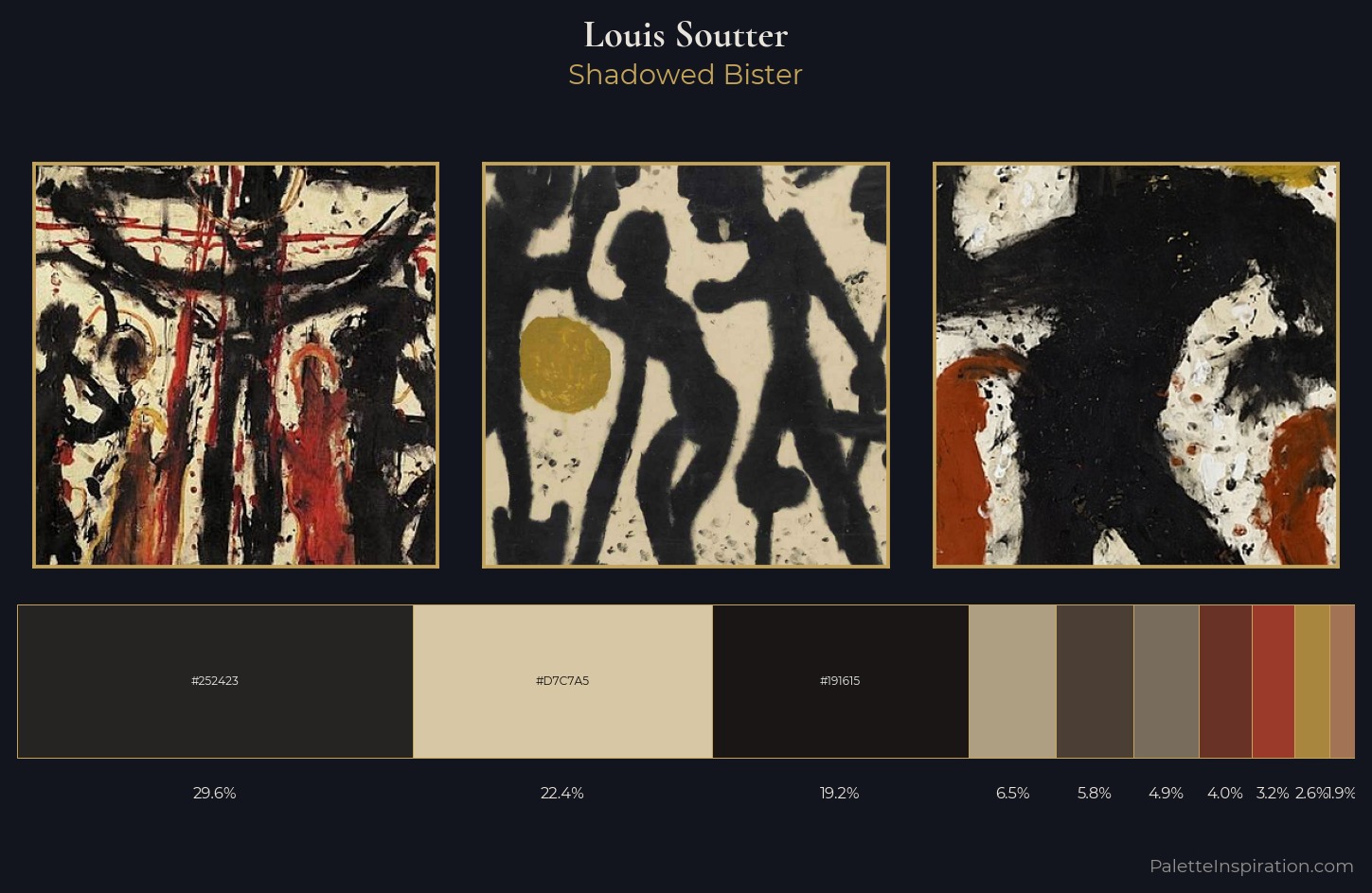 Louis Soutter Palette 5 — Shadowed Bister