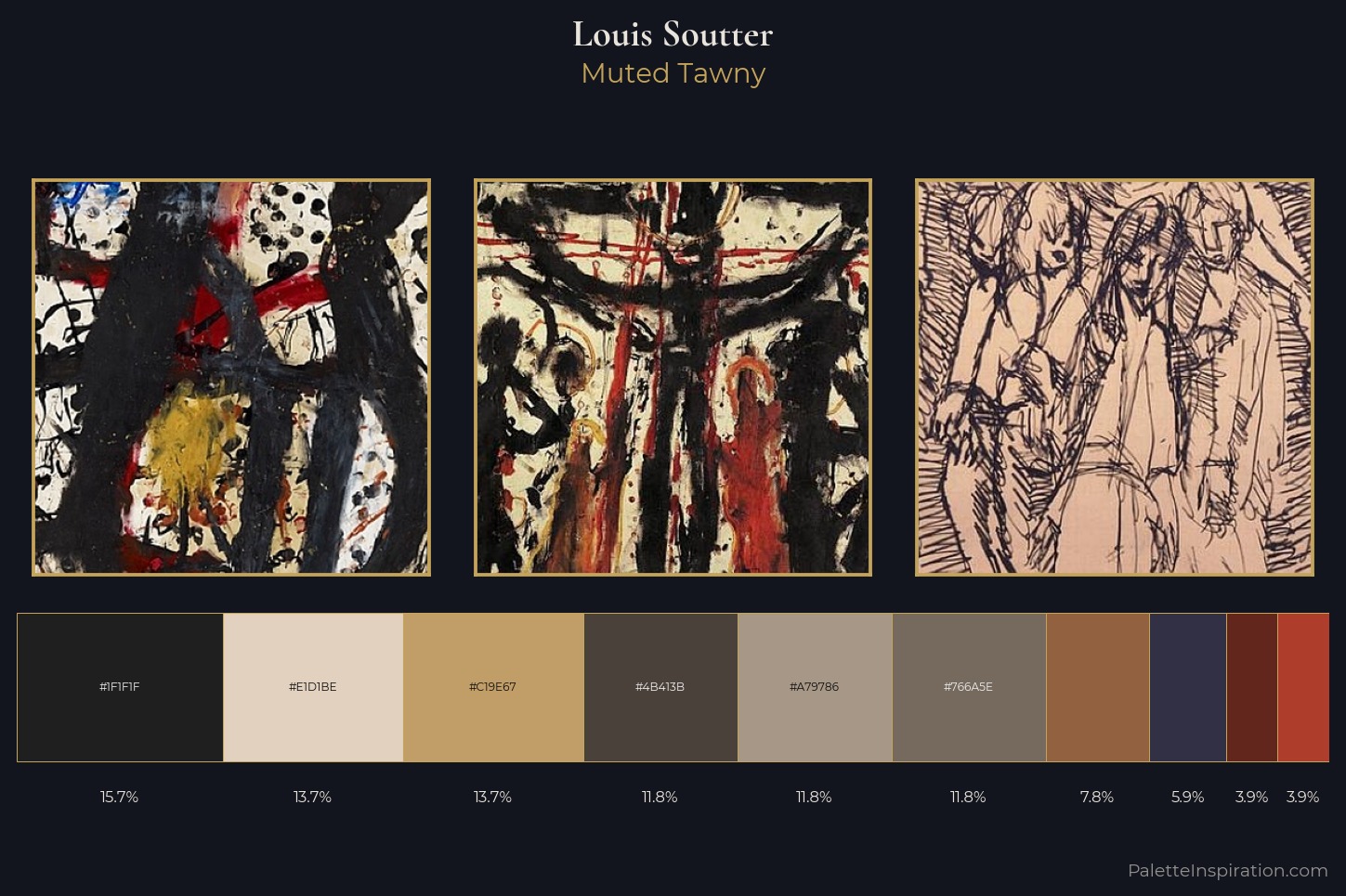Louis Soutter Master Palette