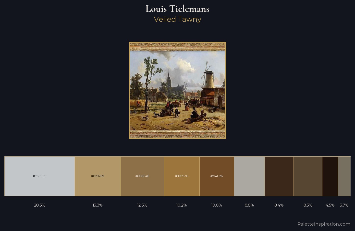 Louis Tielemans Palette 2 — Veiled Tawny
