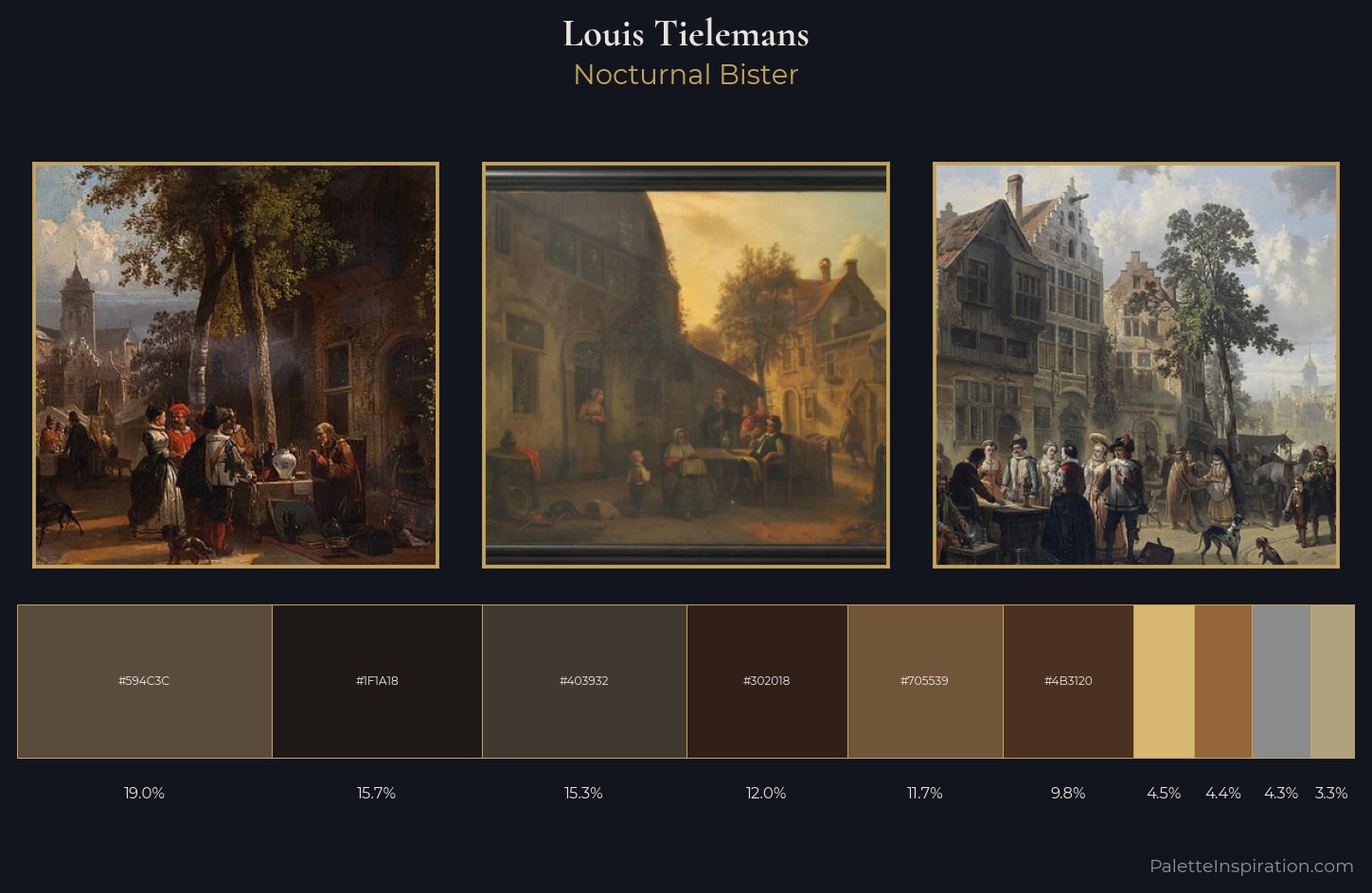 Louis Tielemans Palette 4 — Nocturnal Bister