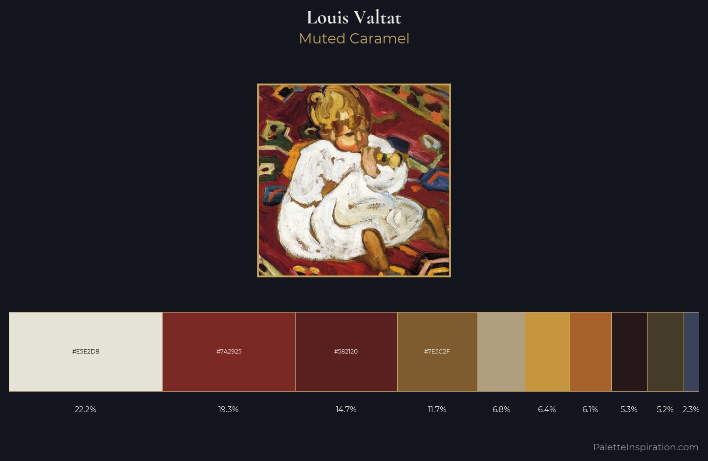 Louis Valtat Palette 7 — Muted Caramel