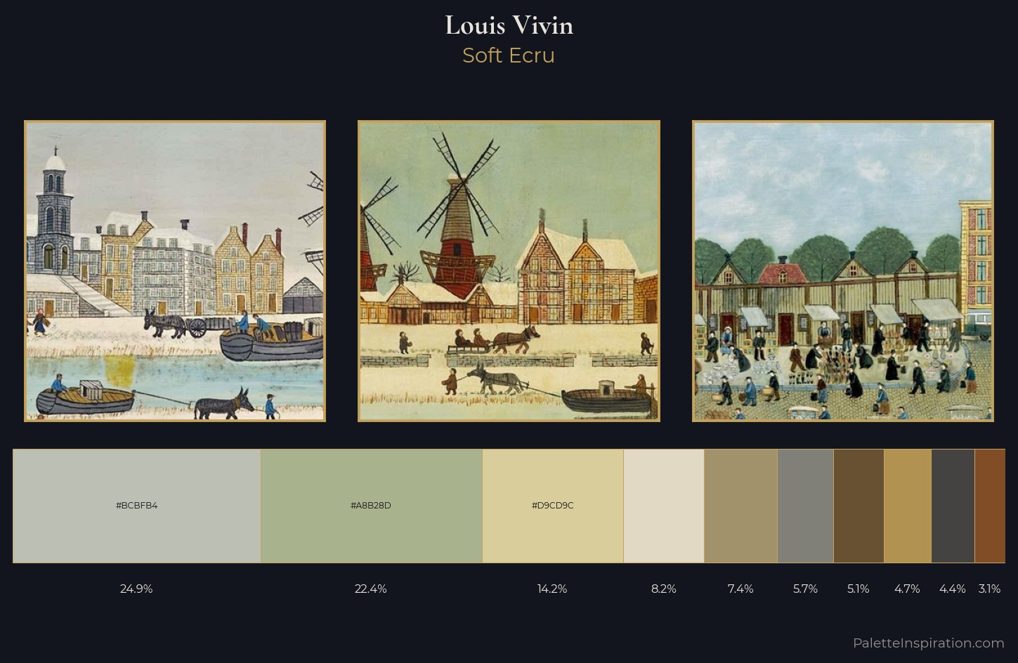 Louis Vivin Palette 1 — Soft Ecru
