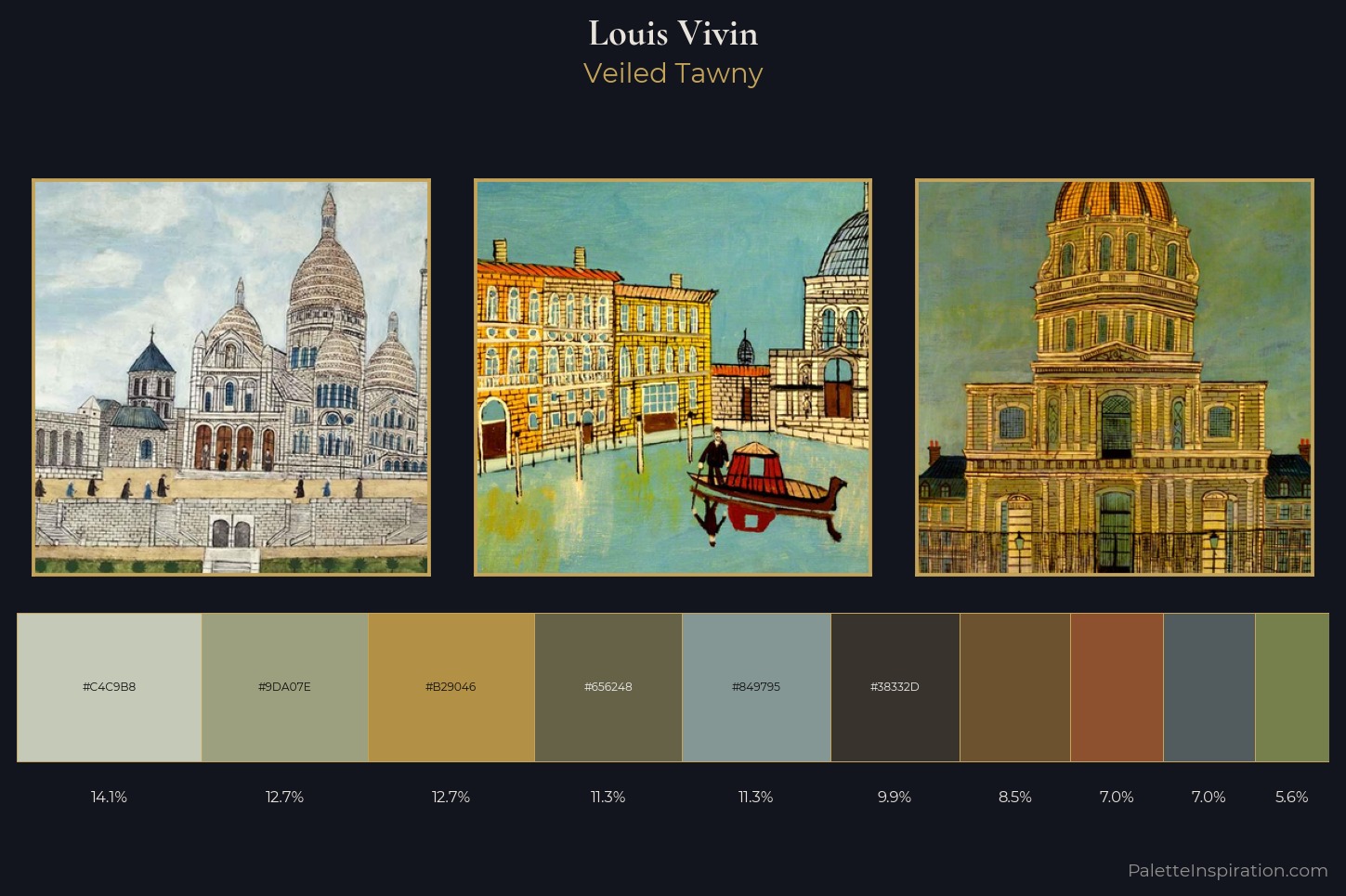 Louis Vivin Master Palette