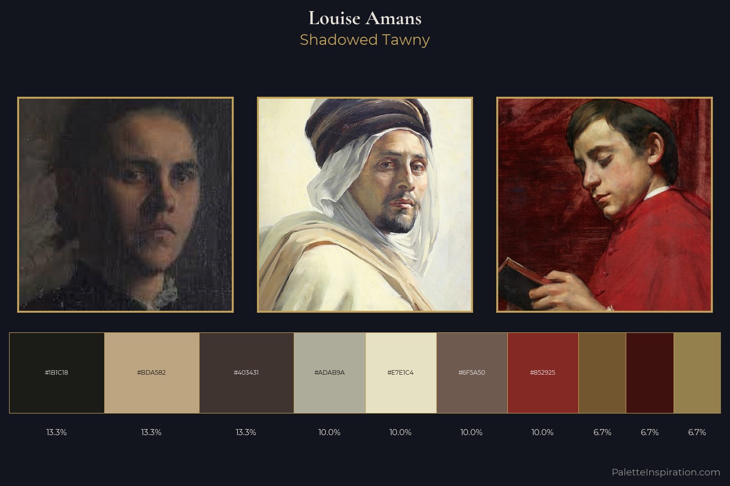 Louise Amans Master Palette — Shadowed Tawny
