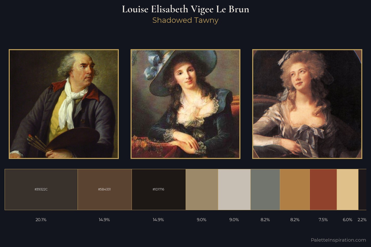 Louise Elisabeth Vigee Le Brun Master Palette