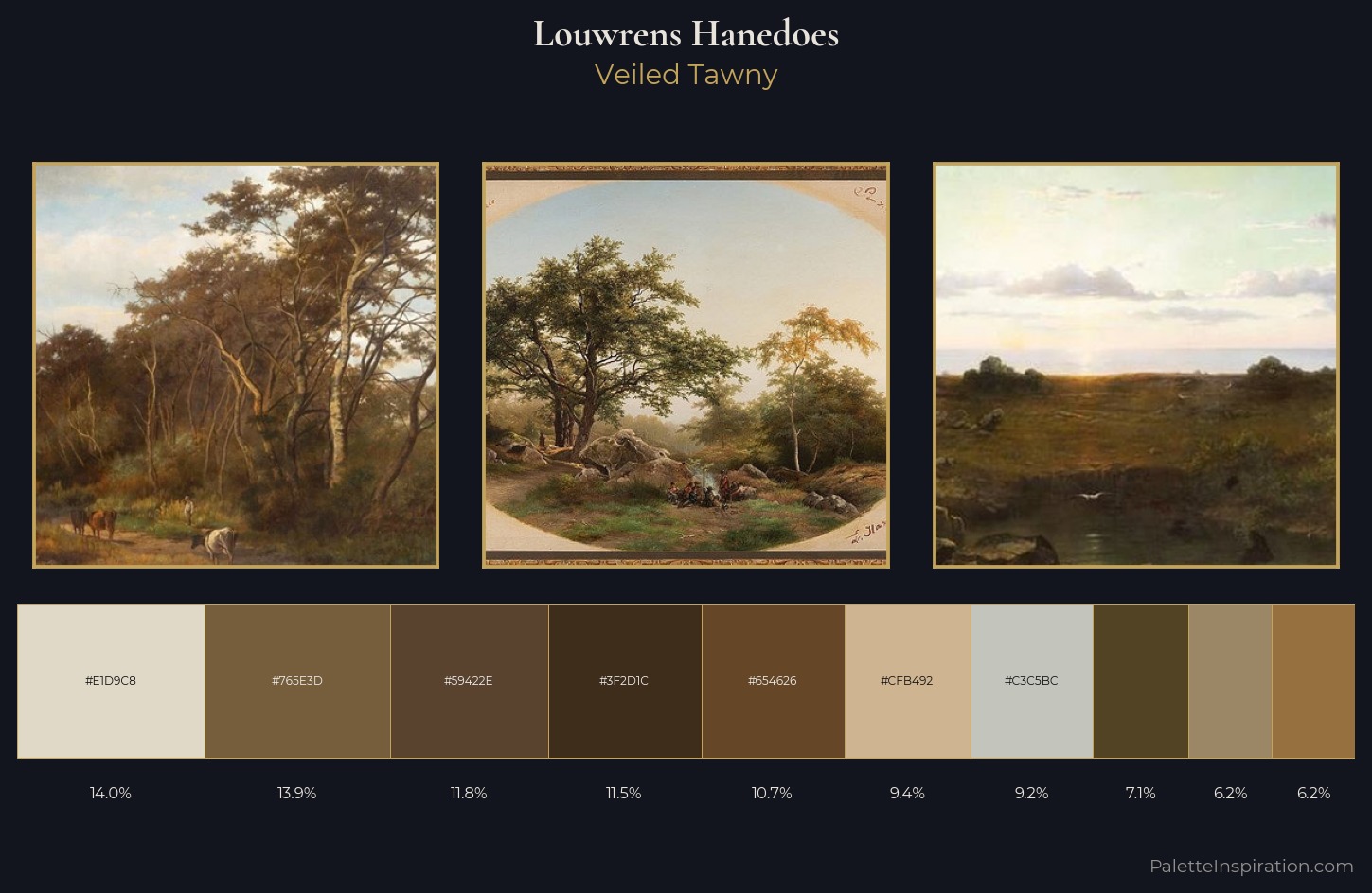 Louwrens Hanedoes Palette 2 — Veiled Tawny