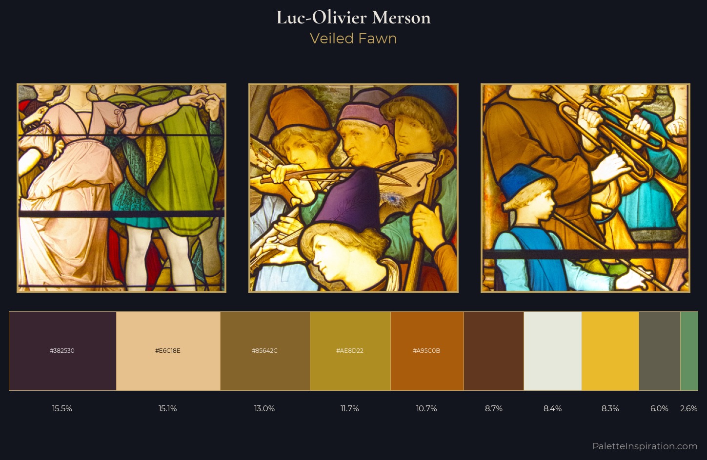 Luc-Olivier Merson Palette 5 — Veiled Fawn