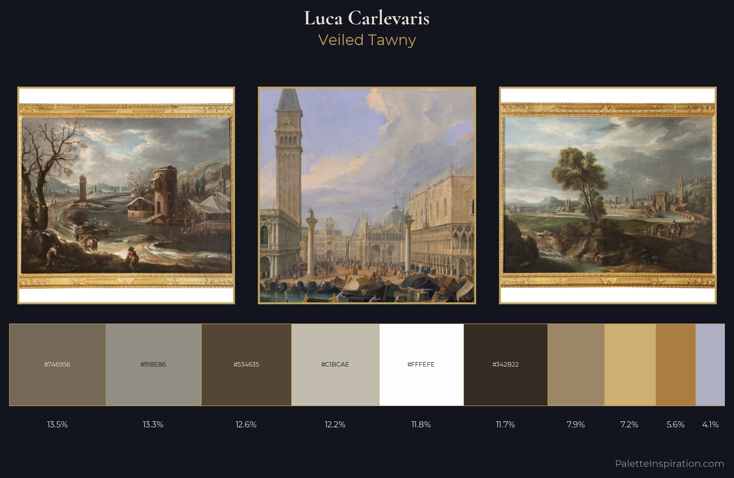 Luca Carlevaris Palette 1 — Veiled Tawny