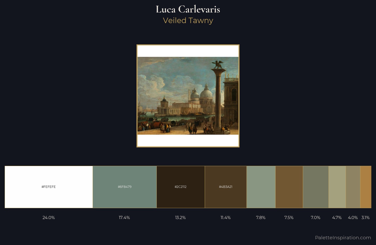 Luca Carlevaris Palette 3 — Veiled Tawny