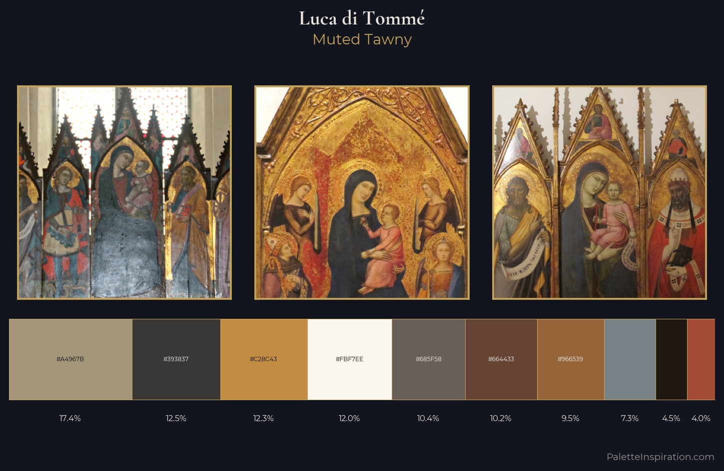 Luca di Tommé Palette 2 — Muted Tawny