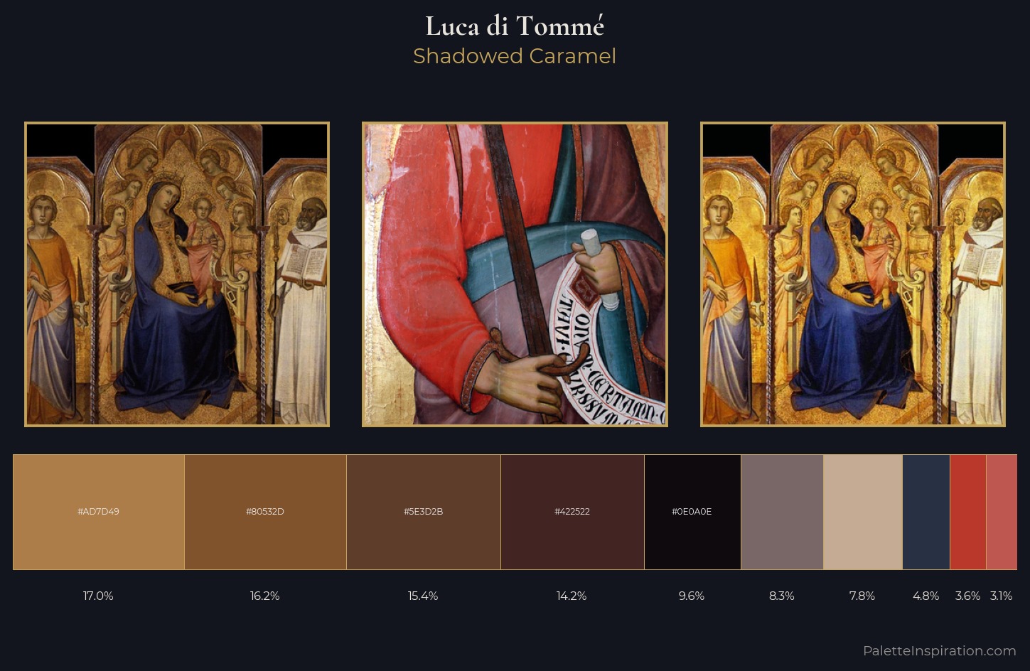 Luca di Tommé Palette 6 — Shadowed Caramel