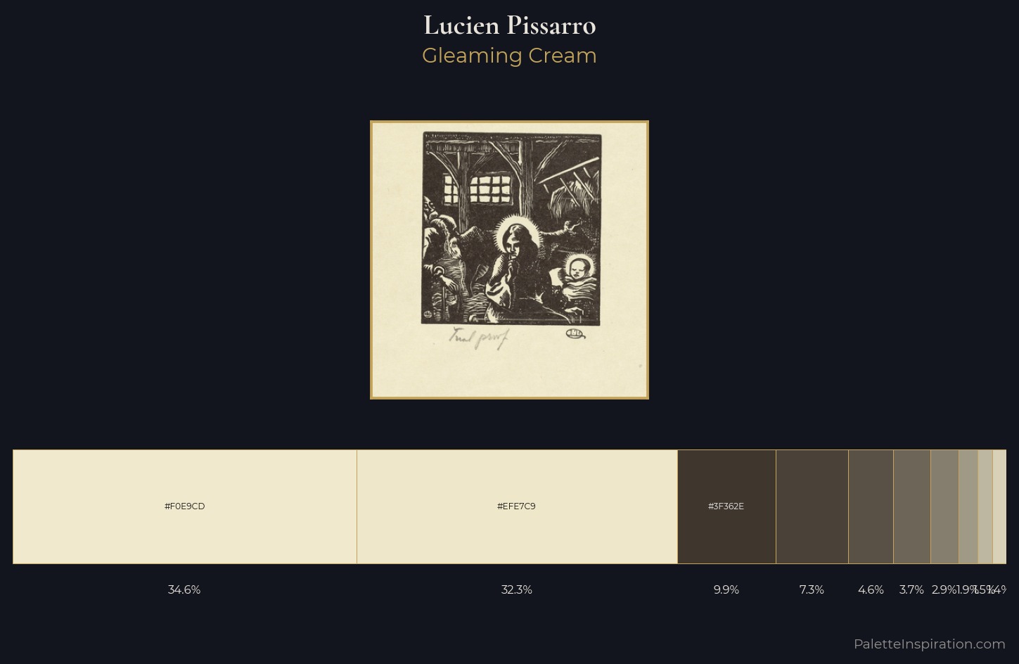 Lucien Pissarro Palette 3 — Gleaming Cream