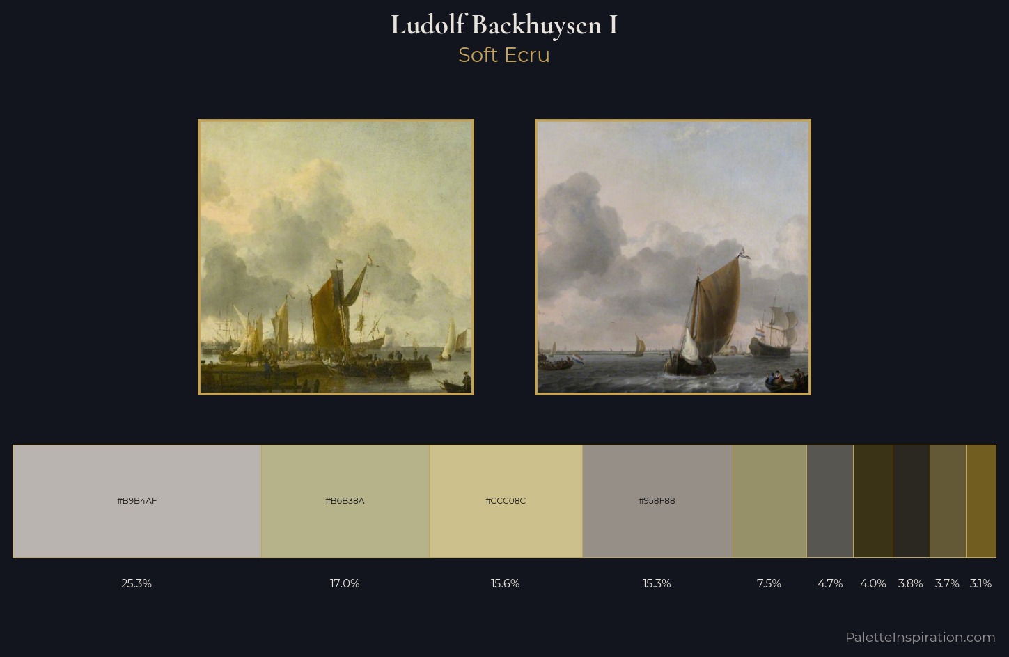 Ludolf Backhuysen I Palette 3 — Soft Ecru