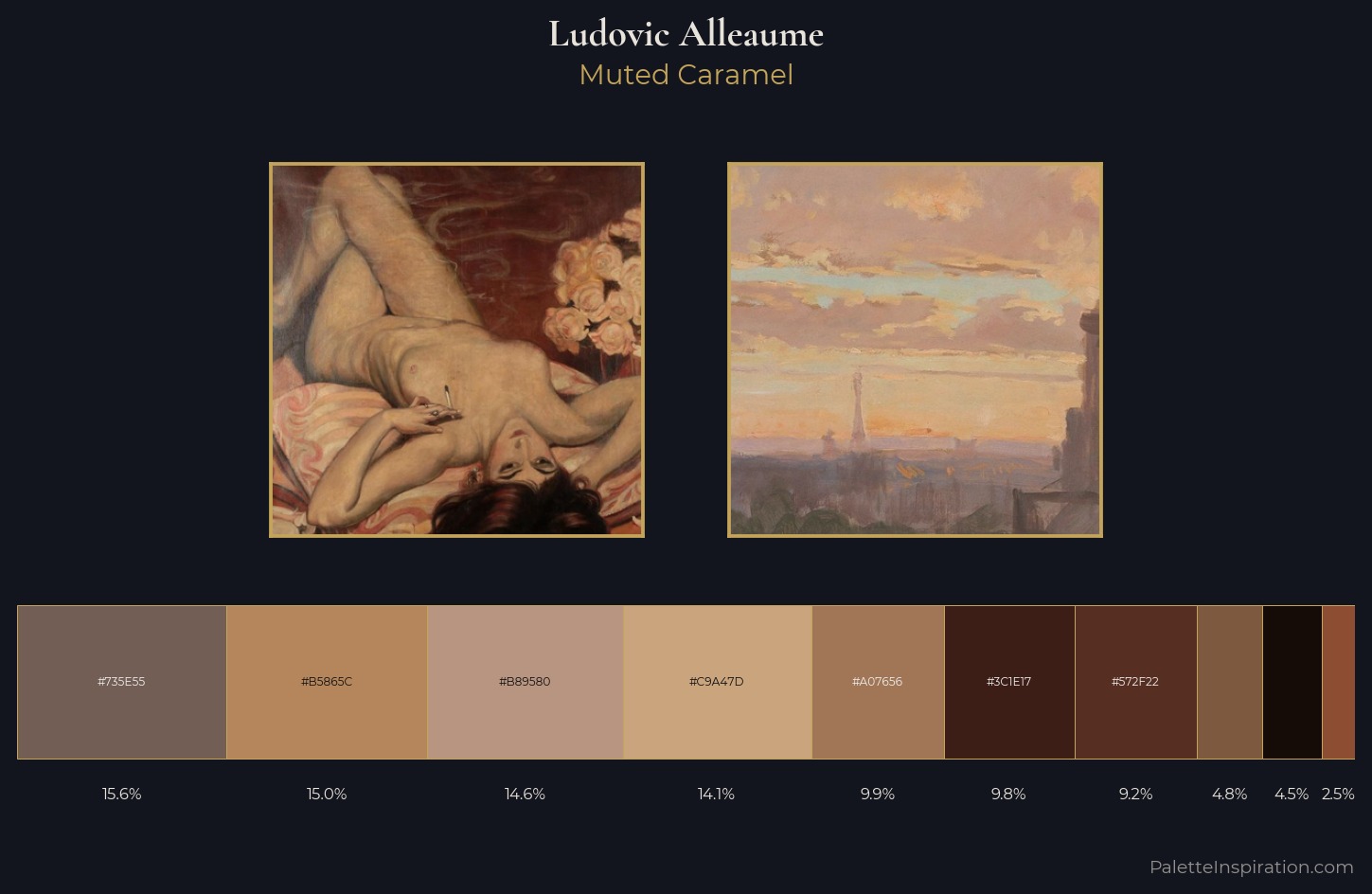 Ludovic Alleaume Palette 3 — Muted Caramel