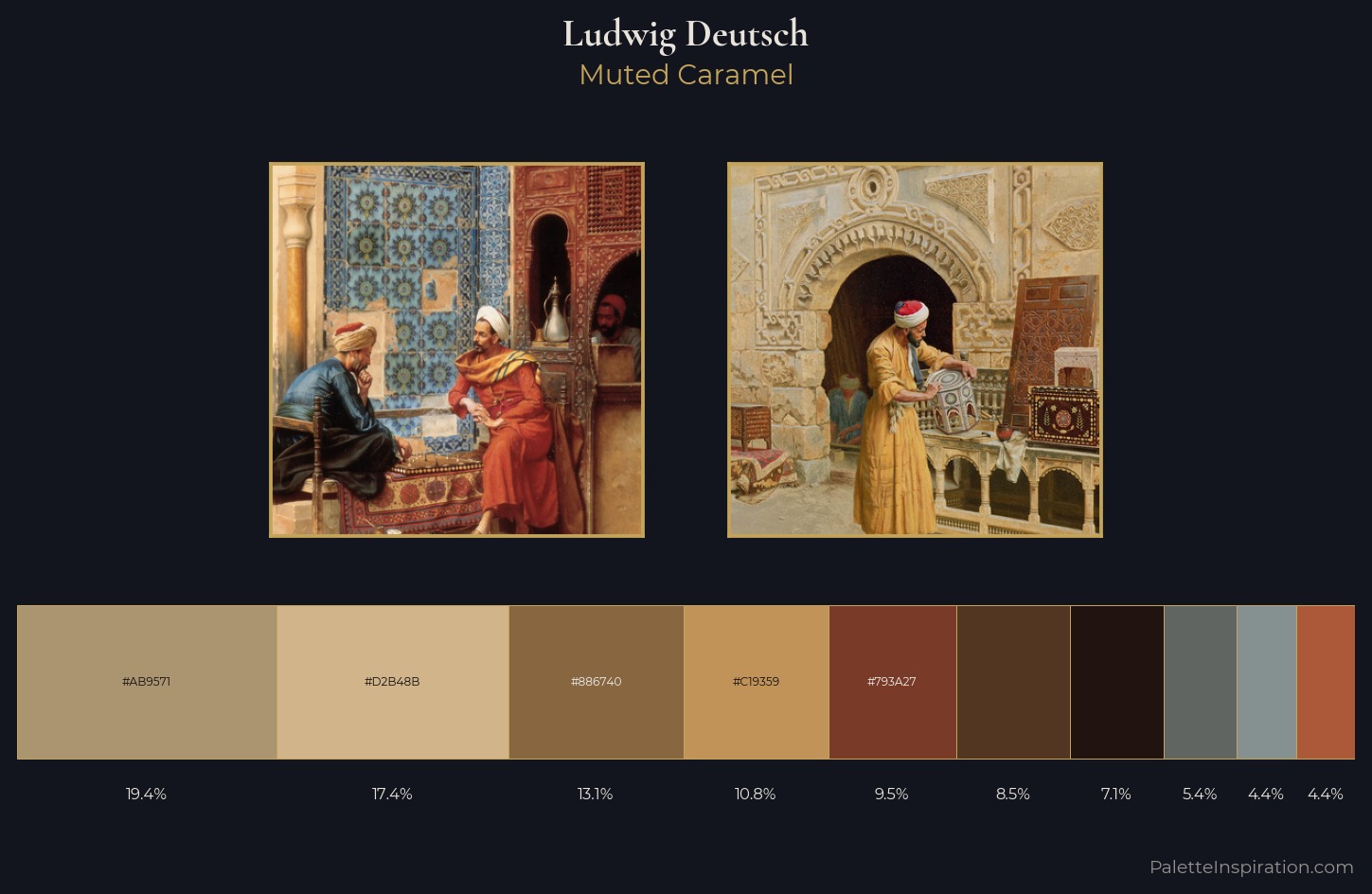 Ludwig Deutsch Palette 2 — Muted Caramel