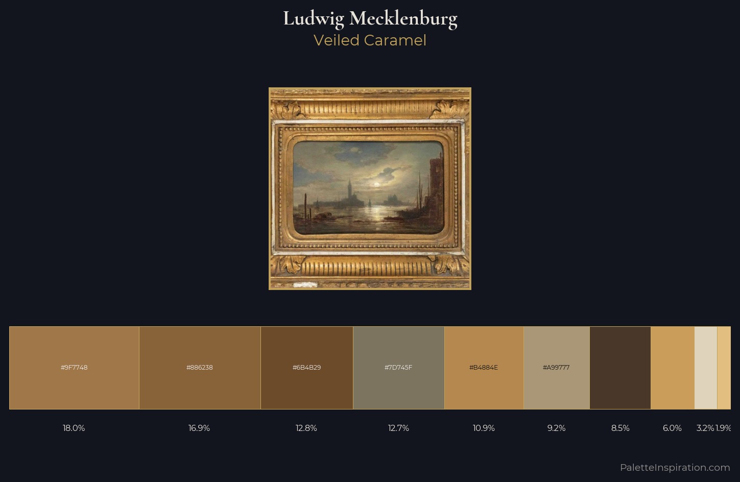 Ludwig Mecklenburg Palette 1 — Veiled Caramel