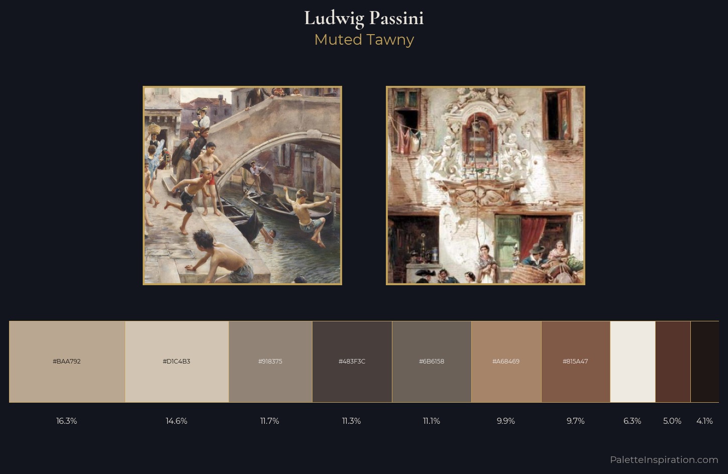 Ludwig Passini Palette 2 — Muted Tawny