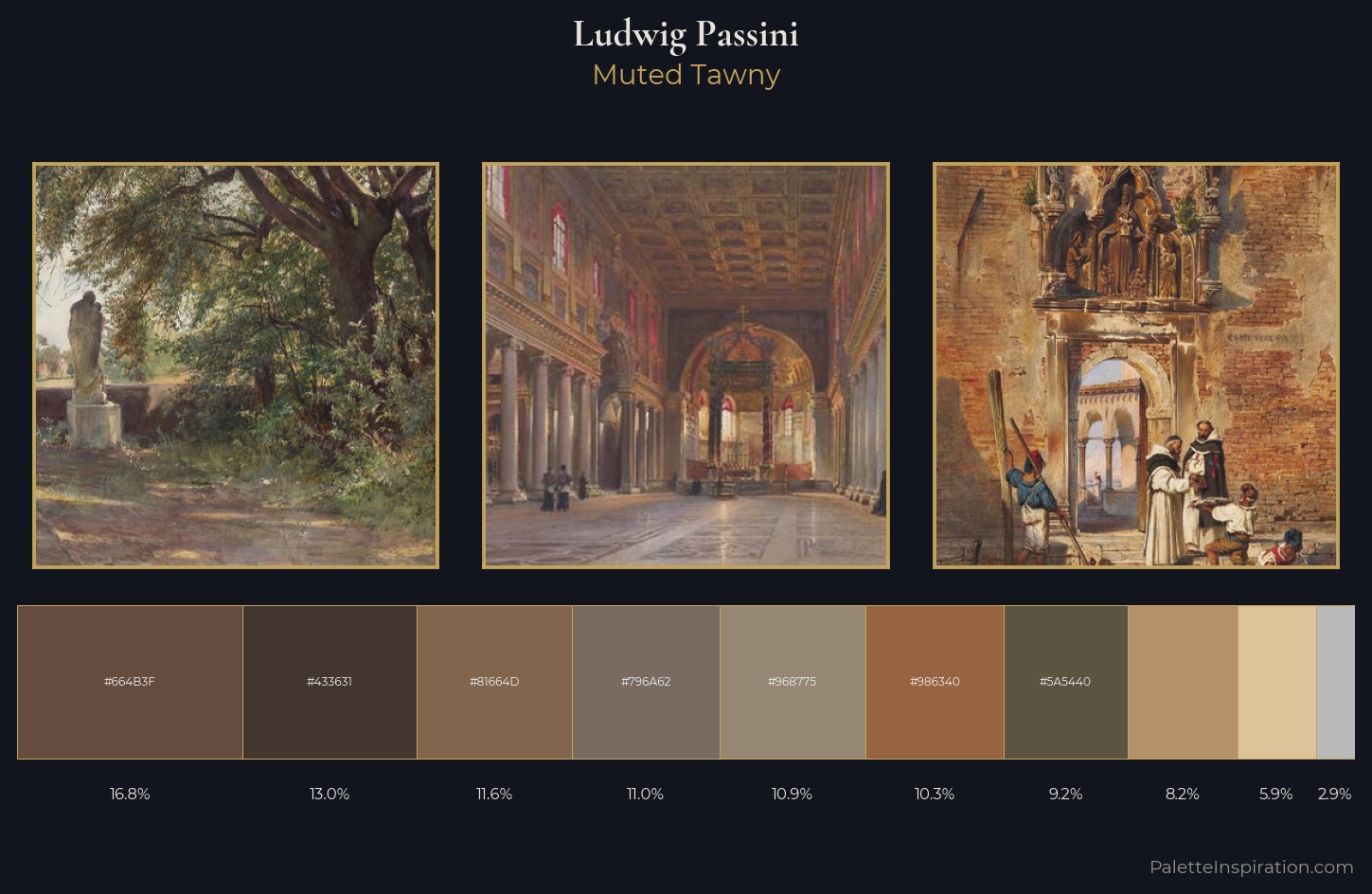 Ludwig Passini Palette 4 — Muted Tawny