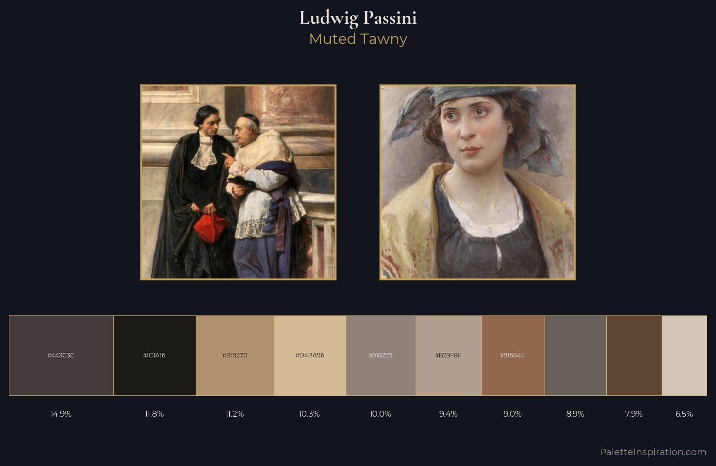 Ludwig Passini Palette 5 — Muted Tawny