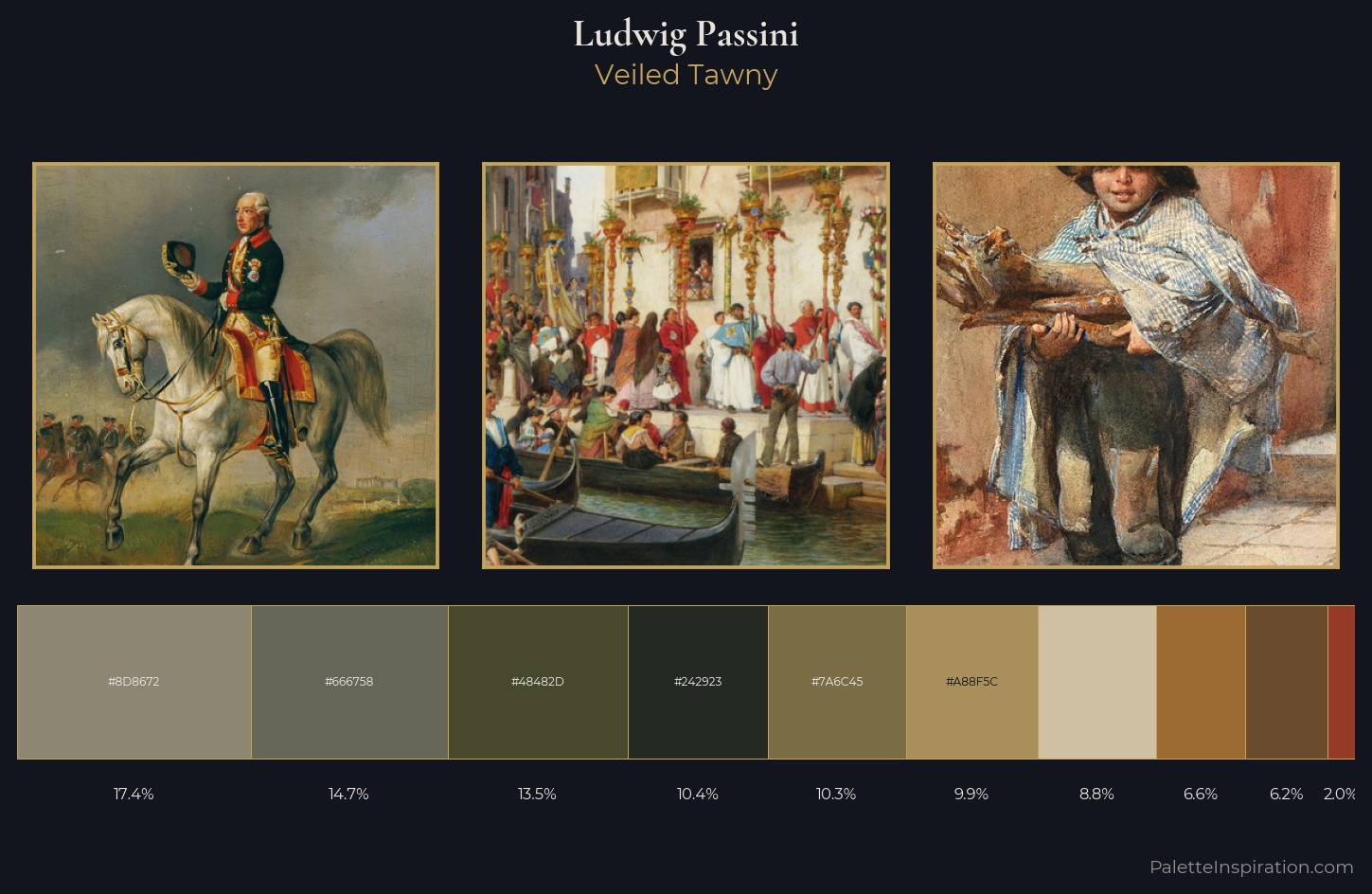 Ludwig Passini Palette 6 — Veiled Tawny