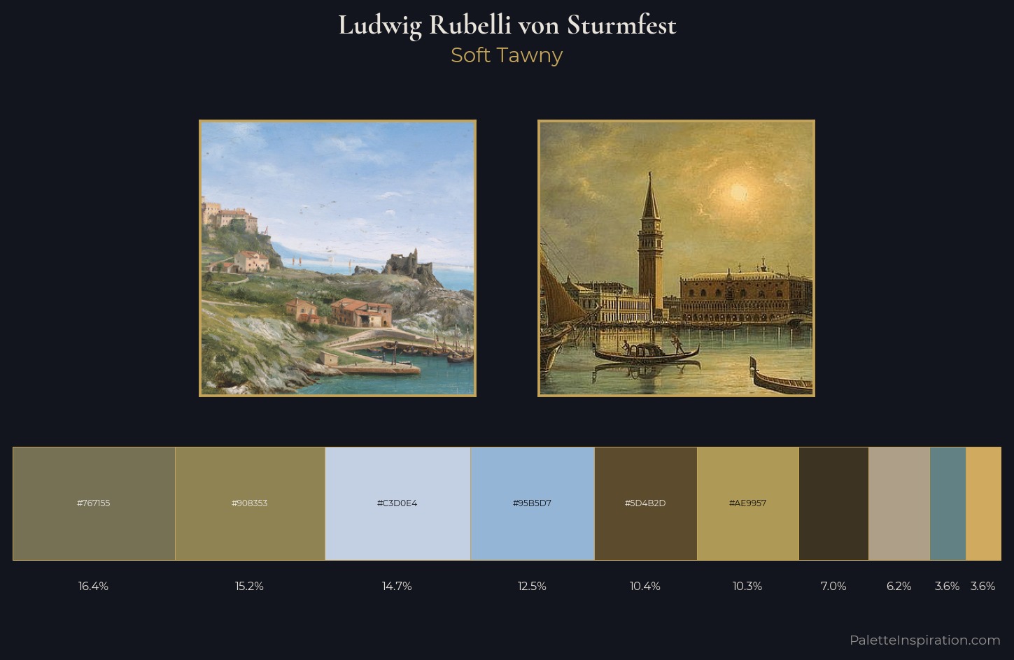 Ludwig Rubelli von Sturmfest Palette 1 — Soft Tawny