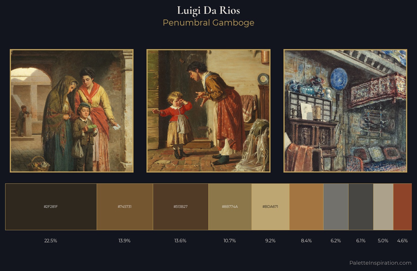 Luigi Da Rios Palette 7 — Penumbral Gamboge