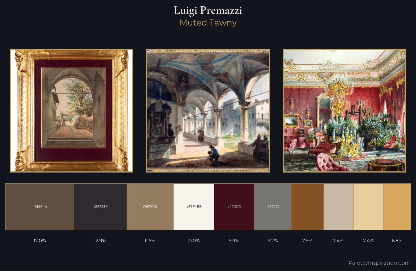Luigi Premazzi Palette 3 — Muted Tawny
