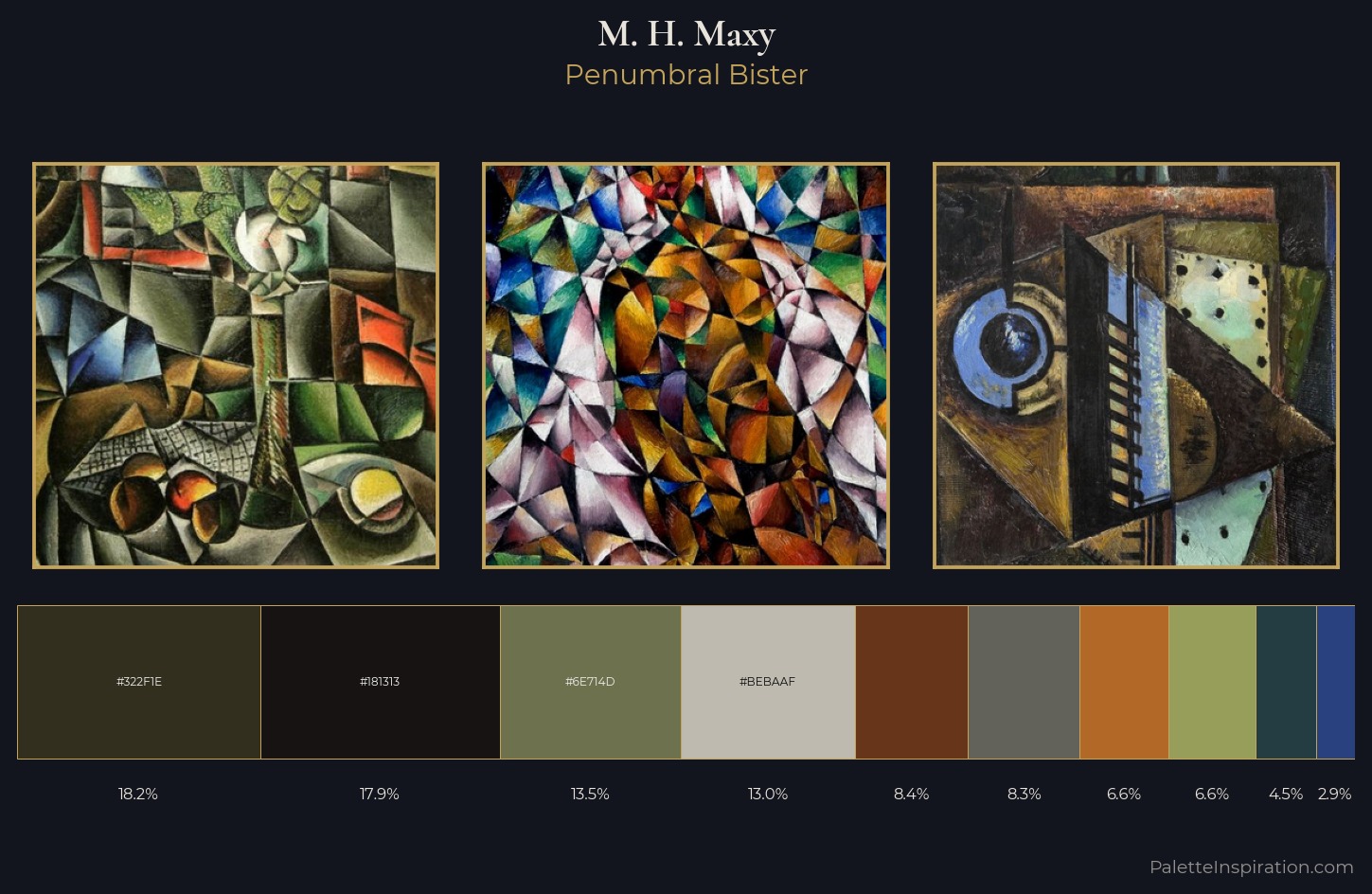 M. H. Maxy Palette 3 — Penumbral Bister