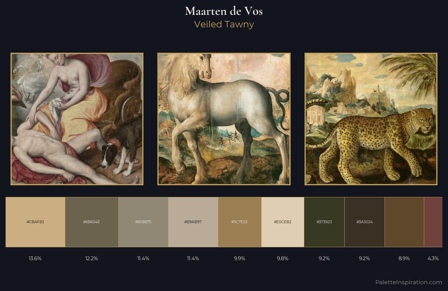 Maarten de Vos Palette 2 — Veiled Tawny