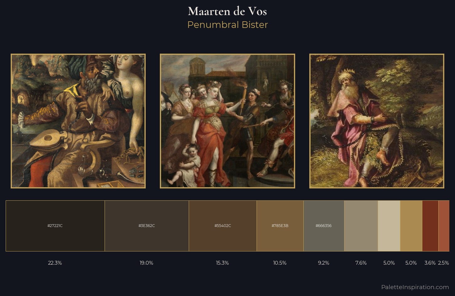 Maarten de Vos Palette 5 — Penumbral Bister