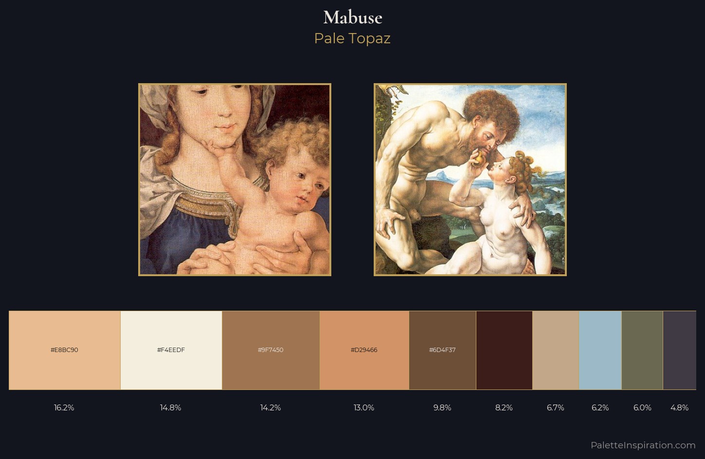 Mabuse Palette 1 — Pale Topaz