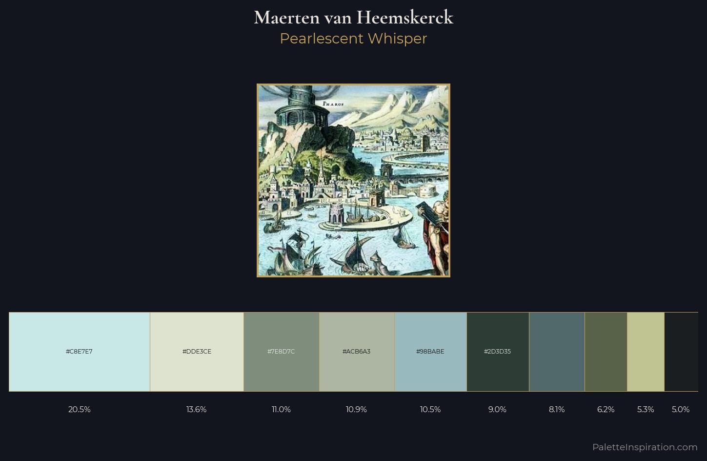 Maerten van Heemskerck Palette 2 — Pearlescent Whisper