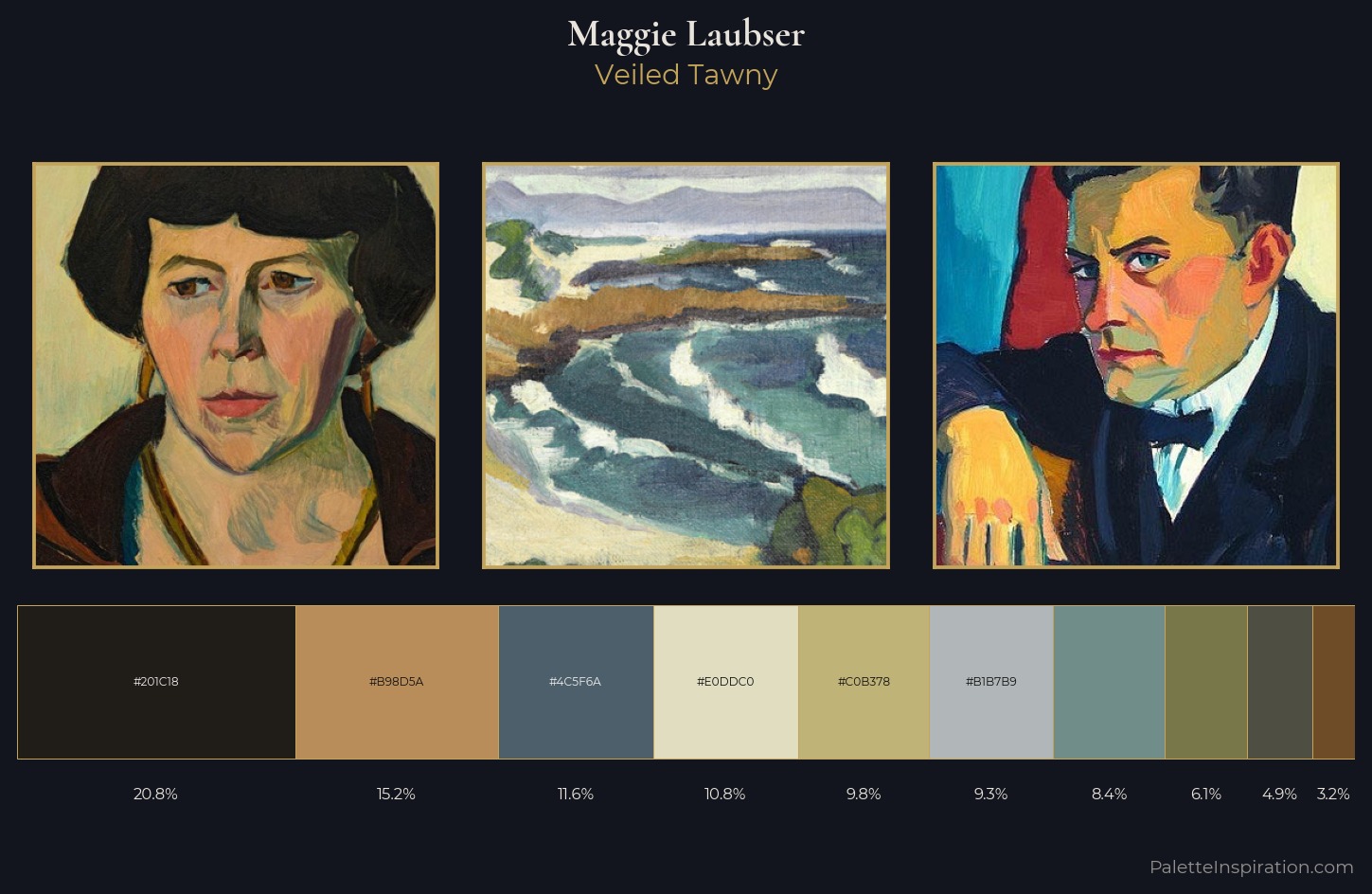 Maggie Laubser Palette 1 — Veiled Tawny