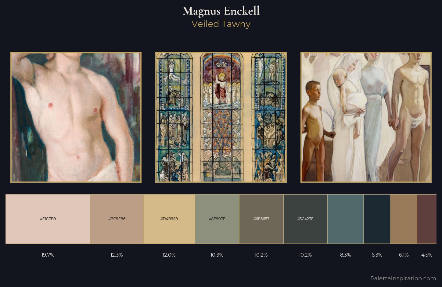 Magnus Enckell Palette 6 — Veiled Tawny