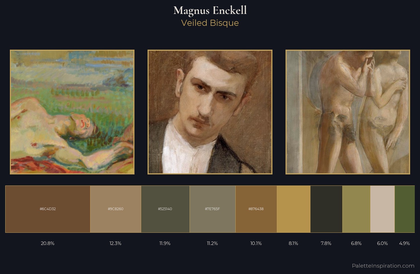 Magnus Enckell Palette 7 — Veiled Bisque