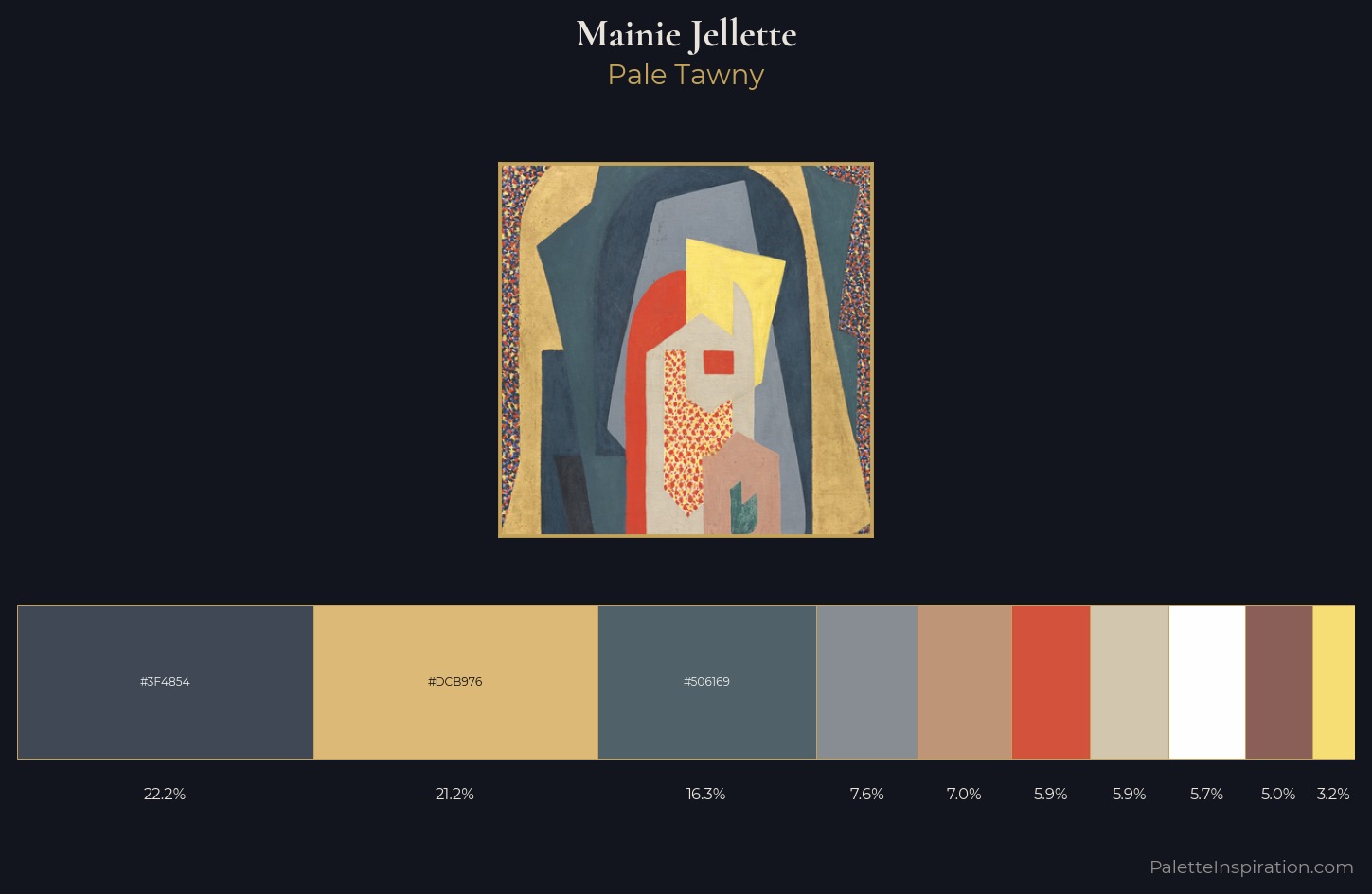 Mainie Jellette Palette 1 — Pale Tawny