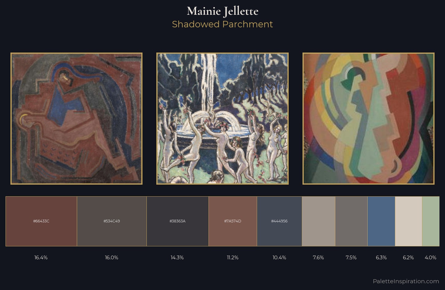 Mainie Jellette Palette 3 — Shadowed Parchment