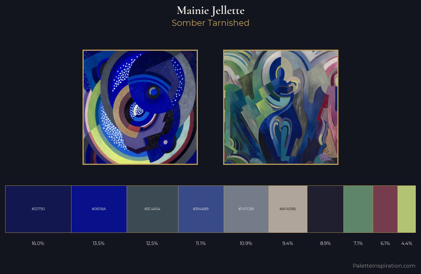 Mainie Jellette Palette 4 — Somber Tarnished
