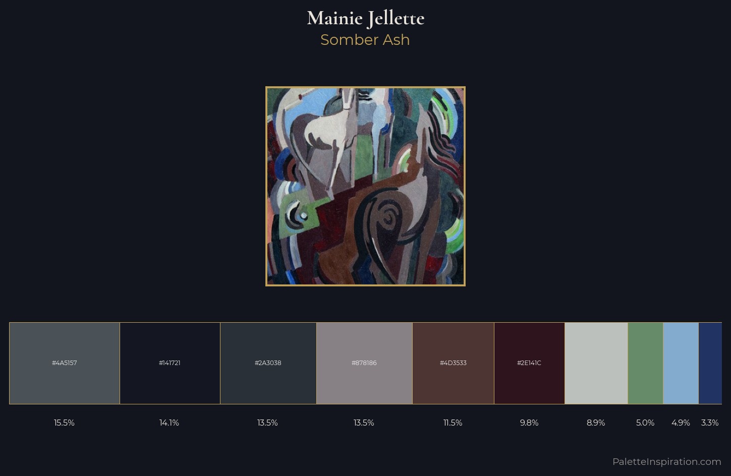 Mainie Jellette Palette 5 — Somber Ash