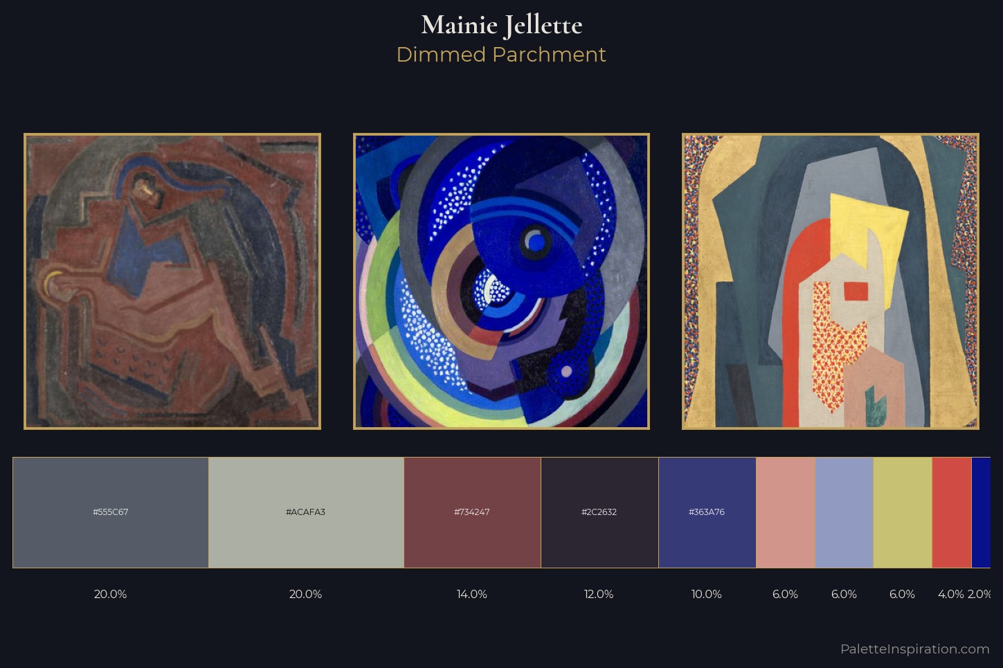 Mainie Jellette Master Palette — Dimmed Parchment