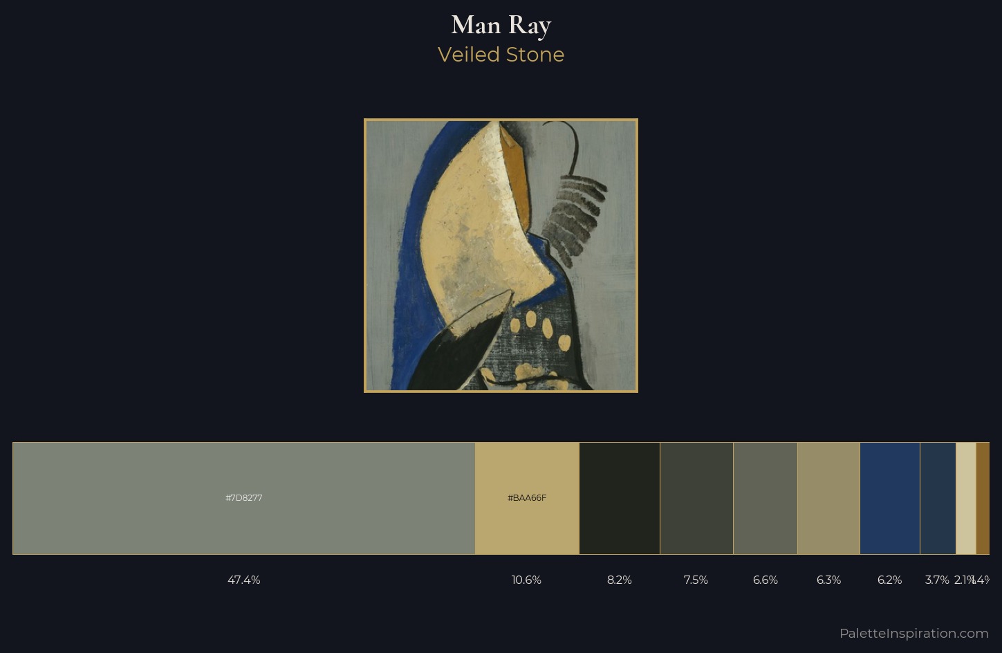 Man Ray Palette 5 — Veiled Stone