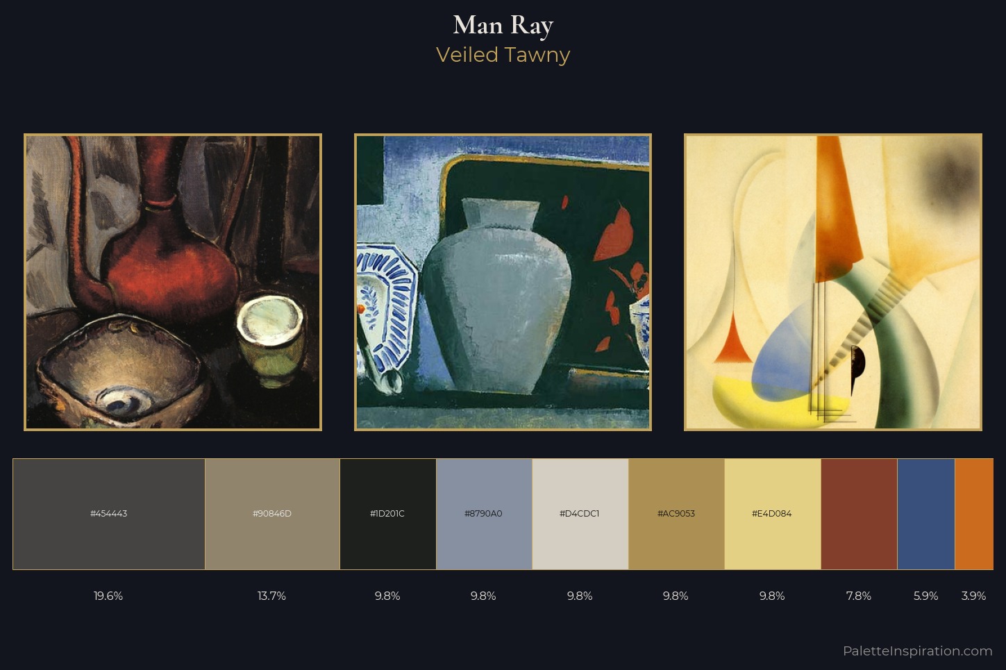 Man Ray Master Palette — Veiled Tawny