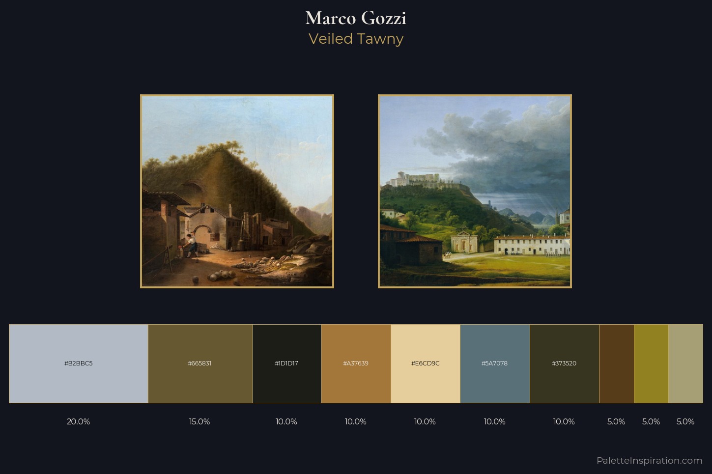 Marco Gozzi Master Palette — Veiled Tawny