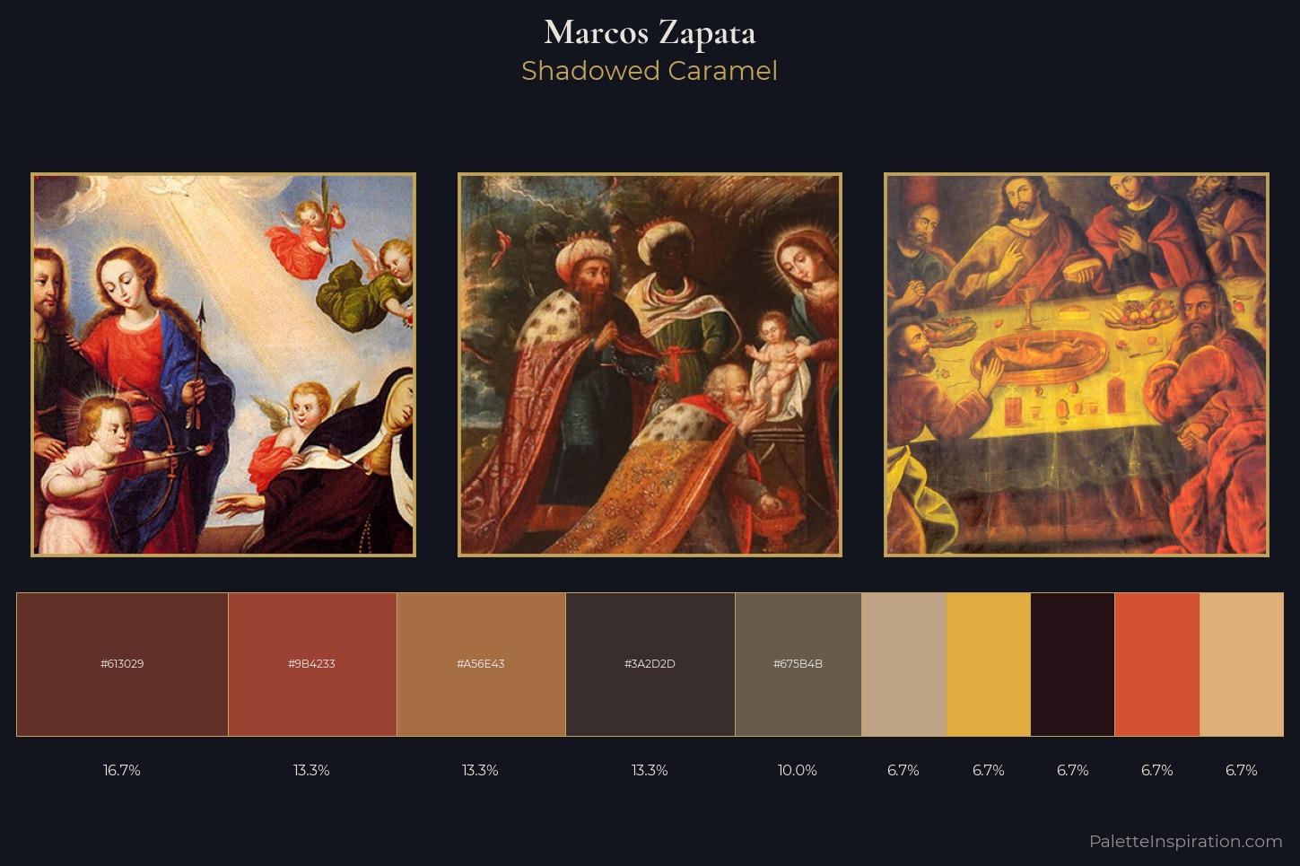 Marcos Zapata Master Palette — Shadowed Caramel
