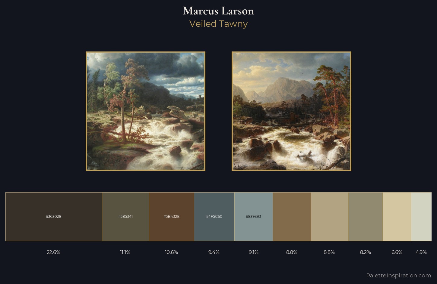 Marcus Larson Palette 2 — Veiled Tawny